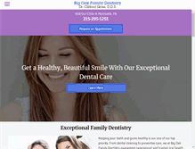 Tablet Screenshot of bigoakfamilydentistry.com